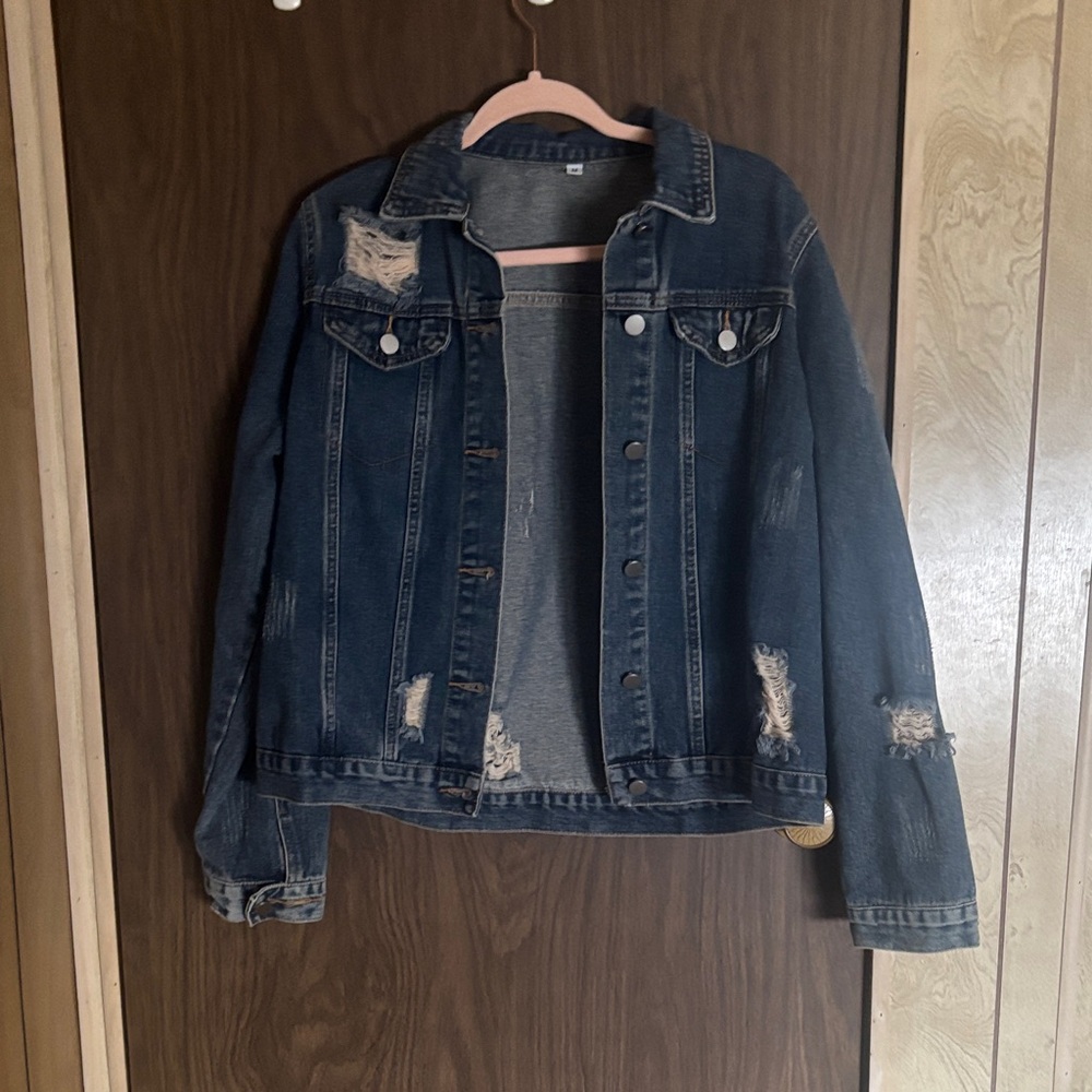 Women’s Distressed Denim Jacket